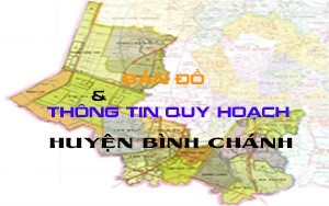 Bản đồ và tra cứu thông tin quy hoạch huyện Bình Chánh mới nhất